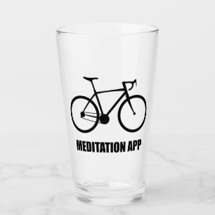 Verre Application de méditation de vélo