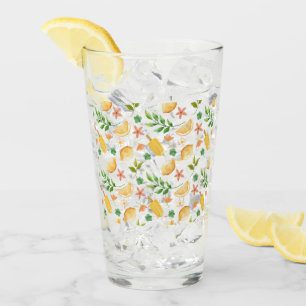 Verre Aquarelle Citrons & Popsicles