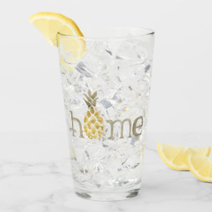 Verre aquarelle Maison Ananas
