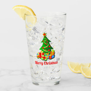Verre Arbre de Noël et cadeaux personnalisés
