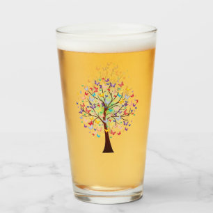 Verre Arbre papillon