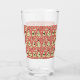 Verre Arbres de Noël rétro sucre de canne étoile aux bai