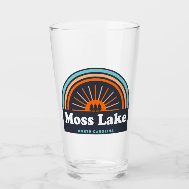Verre Arc en ciel de Moss Lake North Carolina (Devant)
