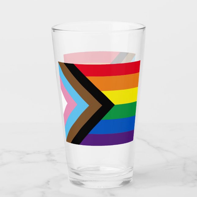 Verre Arc-en-ciel Lgbtq drapeau de la diversité gay (Devant)