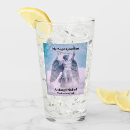 Verre Archange Michael l'oeil laser de Dieu, coupe en ve