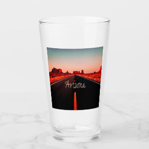 Verre Arizona Sunset Desert Red Rocks