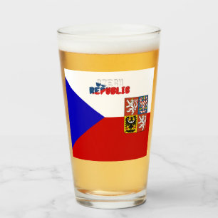 Verre Armoiries de la République tchèque  