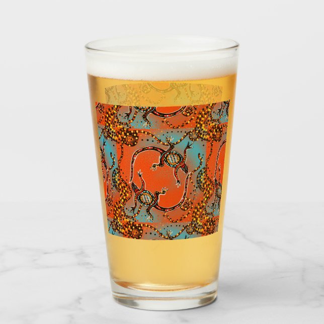 VERRE ART AUSTRALIEN (Devant (rempli))