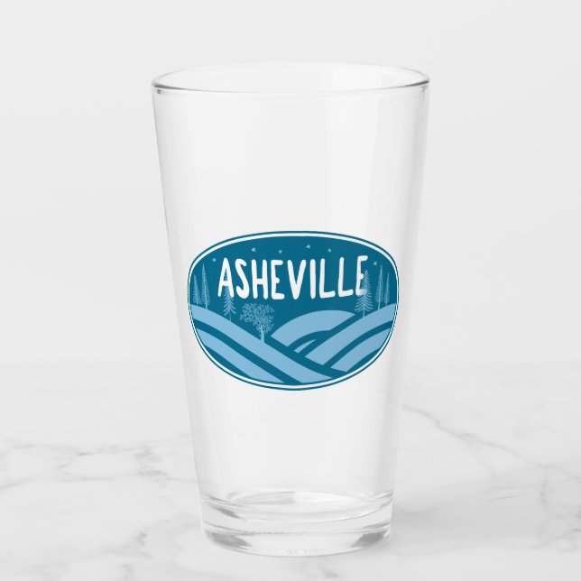 Verre Asheville Caroline du Nord Extérieur (Devant)