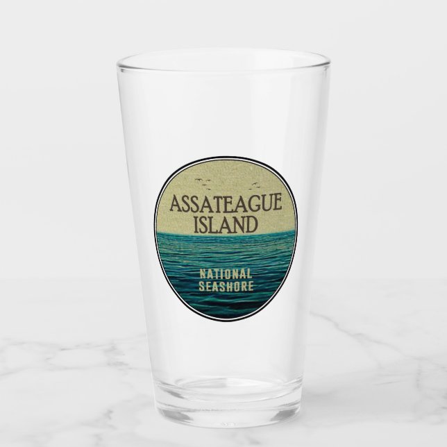 Verre Assateague Island National Seashore Ocean Birds (Devant)