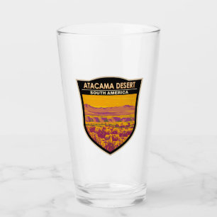 Verre Atacama Desert Sunset Amérique du Sud Voyage Vinta