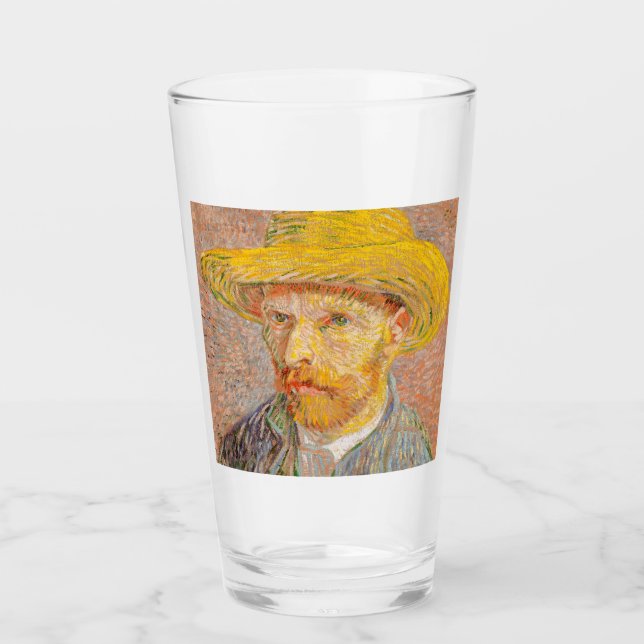 Verre Autoportrait impressionniste de Vincent Van Gogh (Devant)