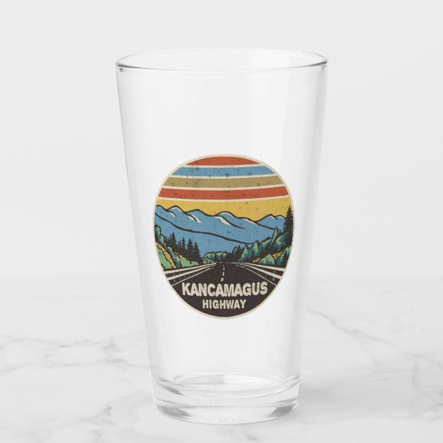 Verre Autoroute Kancamagus Monts New Hampshire (Devant)