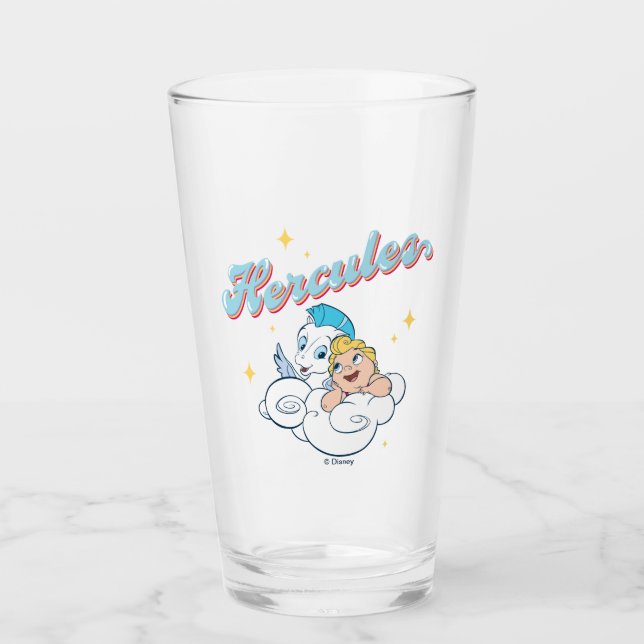Verre Baby Hercules and Pegasus on a Cloud Glass (Devant)
