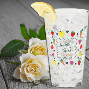 Verre Baby shower de marché des fermiers cultivés locale