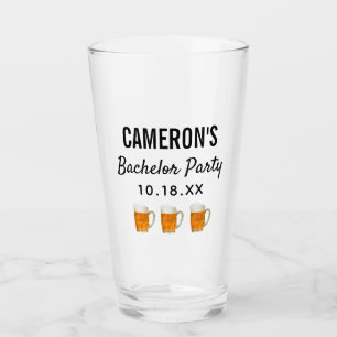 Verre Bachelor Party Mariage moderne Favoriser la bière