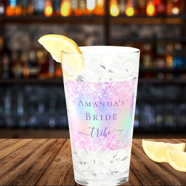 Verre Bachelorette de la tribu des mariées violettes ros (Créateur téléchargé)