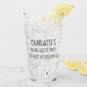 Verre Bachelorette Party Dernier Taste of Freedom Tour