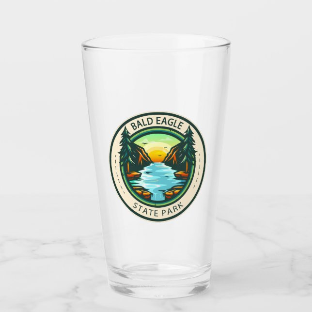 Verre Badge de Bald Eagle State Park Pennsylvania (Devant)