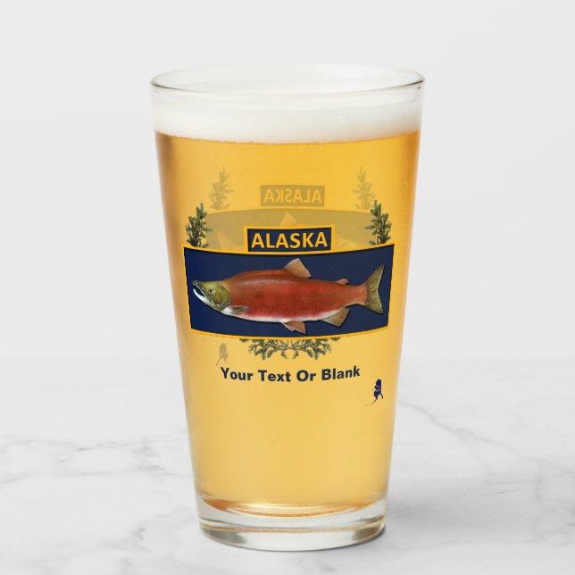 Verre Badge du pêcheur de combat de l'Alaska (Devant (rempli))