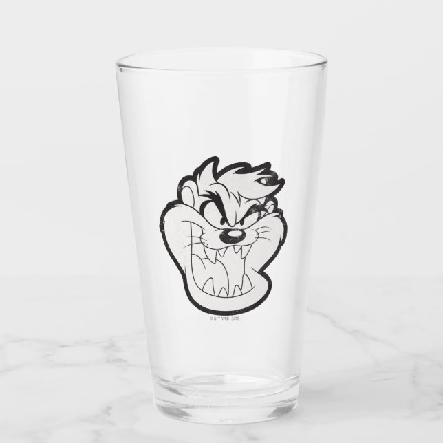 Verre Badge TAZ™ Evil Grin (Devant)