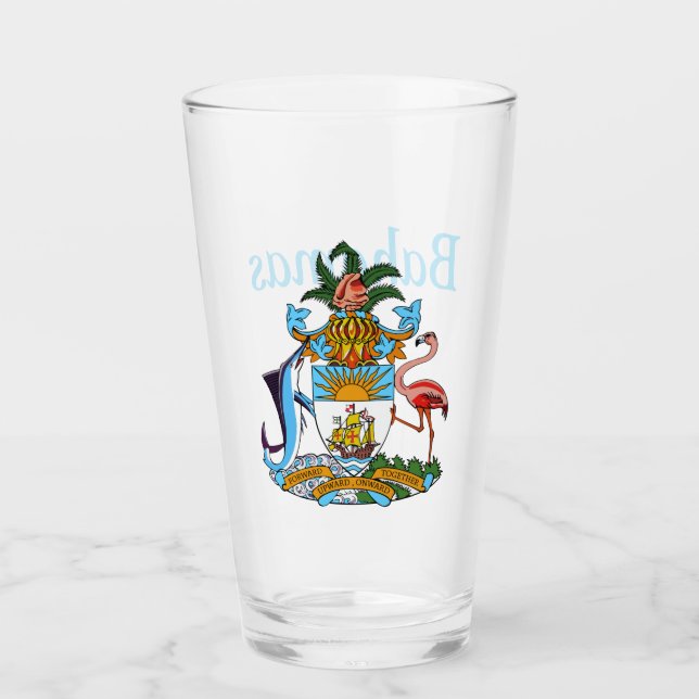Verre Bahamas avec armoiries (Paradis des Caraïbes) (Devant)