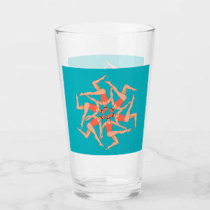 Verre Baigneurs - Baignade synchronisée