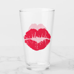 Verre Baiser de rouge à lèvres