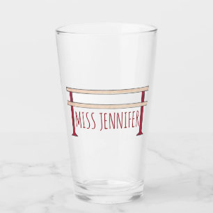 Verre Ballet Barre de danse personnalisée Professeur Bal