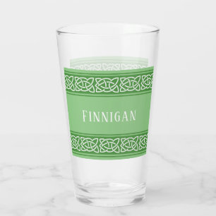 Verre Bande de noeuds celtiques personnalisée