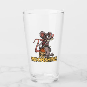 Verre Bande dessinée d'alcool illégal #2 de style de