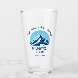Verre Bansko Bulgaria, station de ski, boissons bière