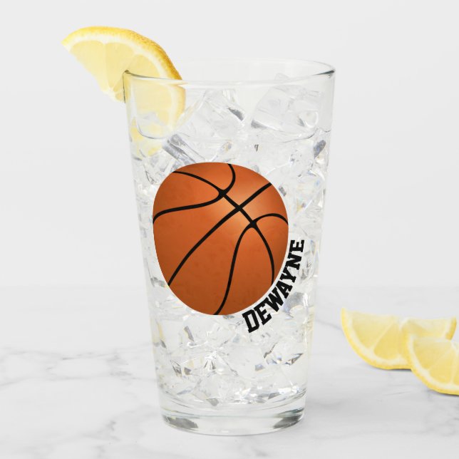 Verre Basket-ball personnalisé (Devant glace)