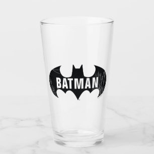 Verre Bat Logo With Gotham Etching