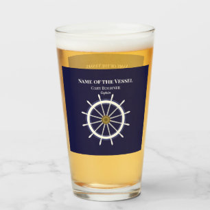 Verre Bateau à roue capitaine Bateau Tumblers Beer Soda 