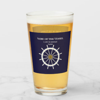 Verre Bateau à roue capitaine Bateau Tumblers Beer Soda