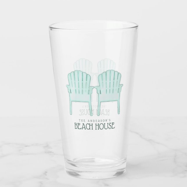 Verre Beach House Adirondack Chaises Aqua ID623 (Dos)