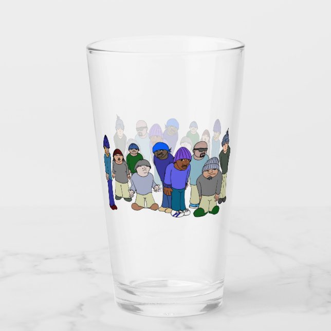 Verre Béanie Clique Pint (Devant)