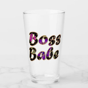Verre Bébé de chef en Flore noire