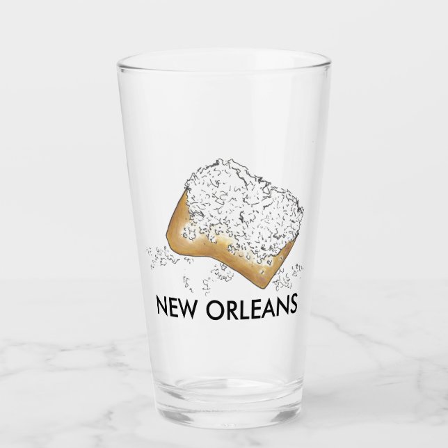 Verre Beignet New Orleans NOLA Louisiane Pâtisserie (Devant)