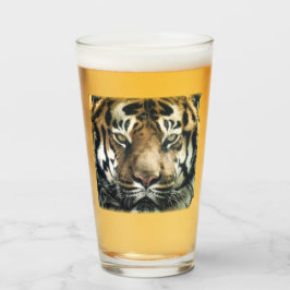 Verre Belle photo du visage du tigre du Bengale