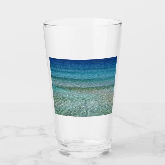 Verre Belle plage de sable (Devant)