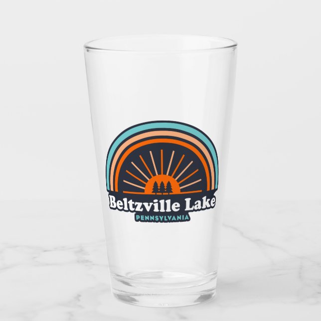 Verre Beltzville Lake Pennsylvanie arc-en-ciel (Devant)