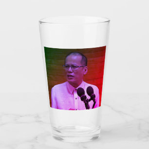 Verre Benigno PNoy Aquino III 15e Président Philippines
