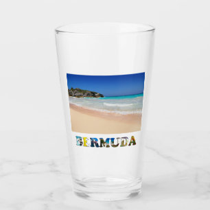 Verre Bermuda Pink Sand Beach Horseshoe Bay Beer Pint