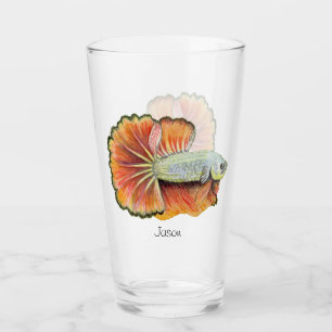 Verre Betta fish