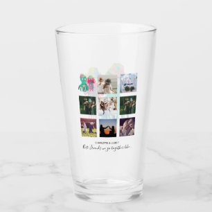 Verre BFF Photo Collage Jellyfish Octopus Cadeau personn