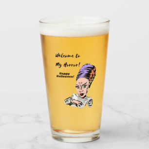 Verre Bienvenue à mon Halloween d'horreur