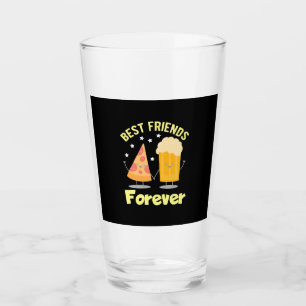 Verre Bière Boire Bière Et Pizza