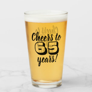 Verre Bière / Boisson d'anniversaire personnalisé
